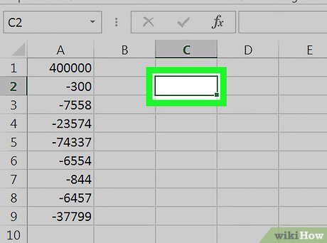 3 Ways To Subtract In Excel Wikihow