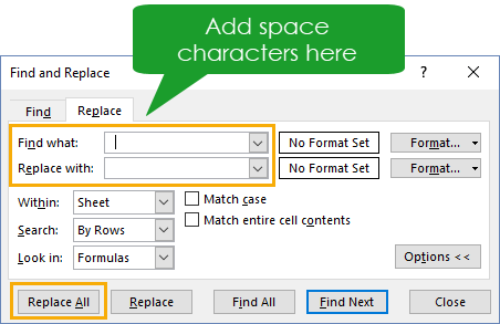 4 Ways To Remove Unwanted Space Characters How To Excel Riset