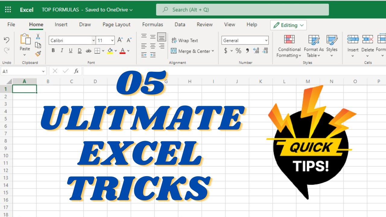 5 Ultimate Excel Secrets Microsoft Excel 365 Tricks And Tips Excel