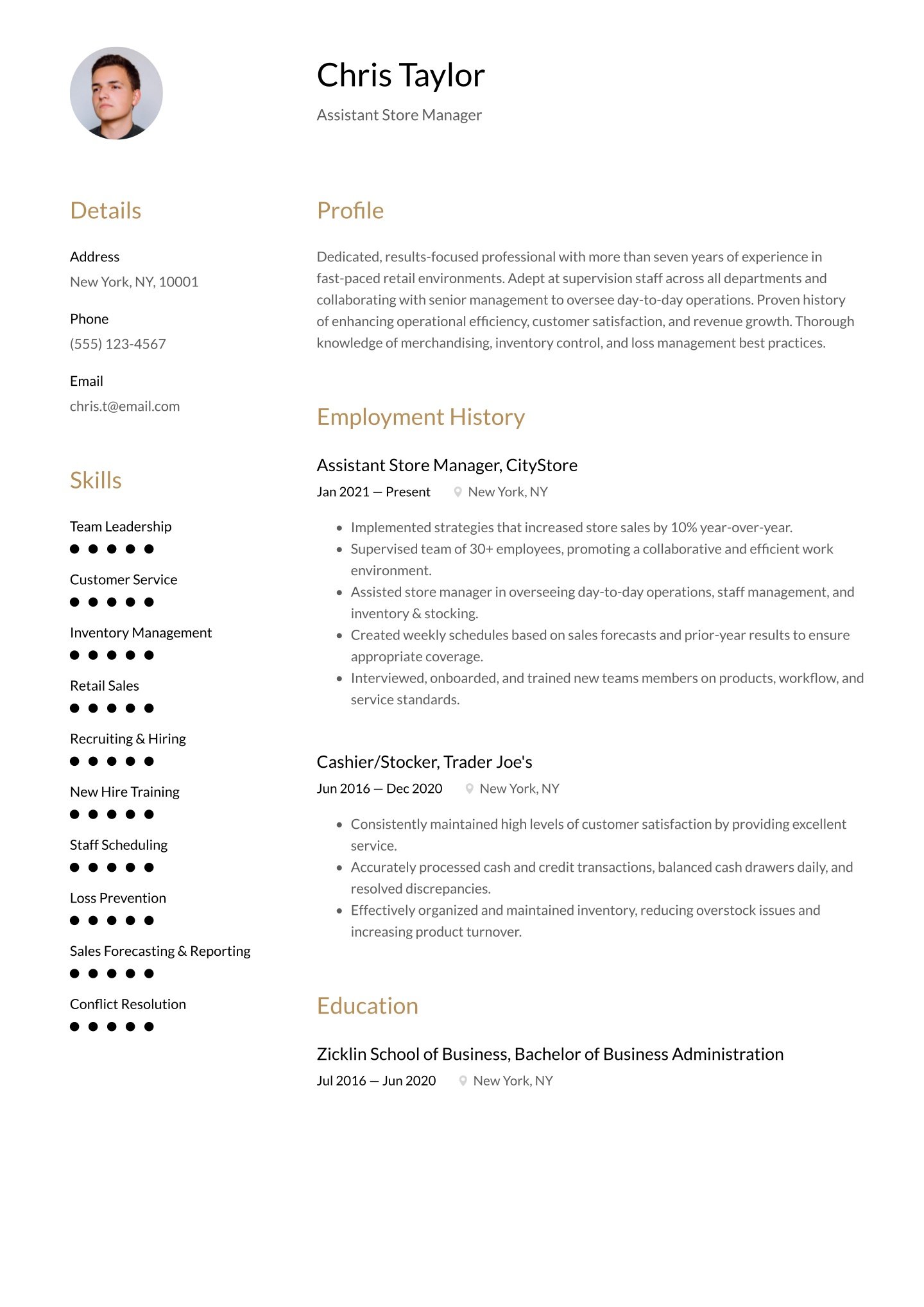 5 Walmart Resume Examples Guide For 2024