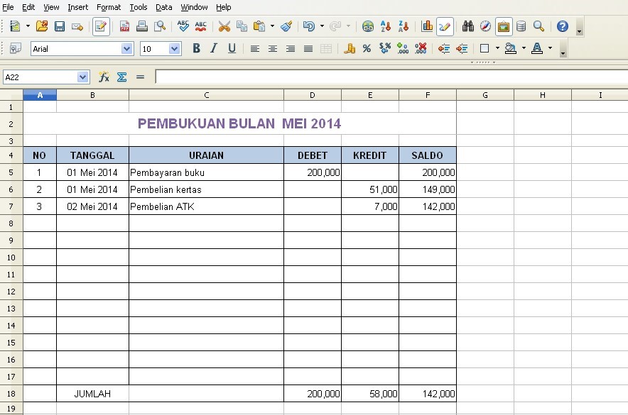 6 Tips Mencatat Pengeluaran Di Excel Plus Contoh Dan Template