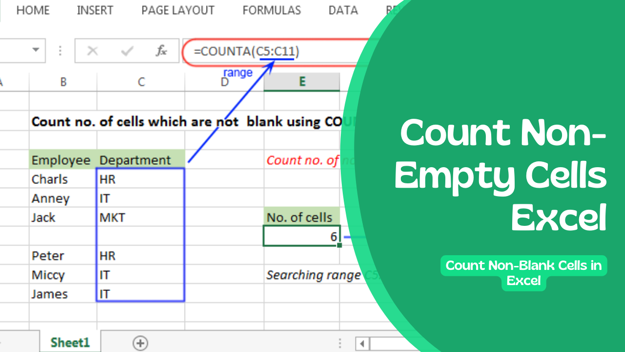 A Comprehensive Guide On How To Count Cells In Excel From Beginner To Expert The Explanation