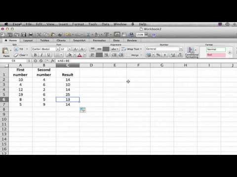 Adding Subtracting Vertical Columns In Excel Ms Excel Tips Youtube