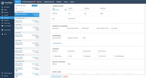 Additional Logbook Functionality On Foreflight Web Foreflight Blog