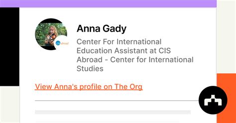 Anna Gady Center For International Education Assistant At Cis Abroad