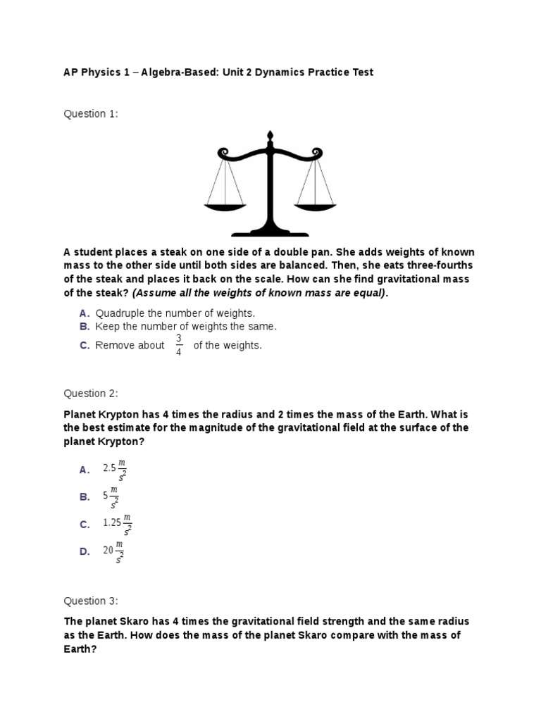 Ap Physics 1 Study Guide Ap Physics 1 Algebra Based Ap Thinkswap