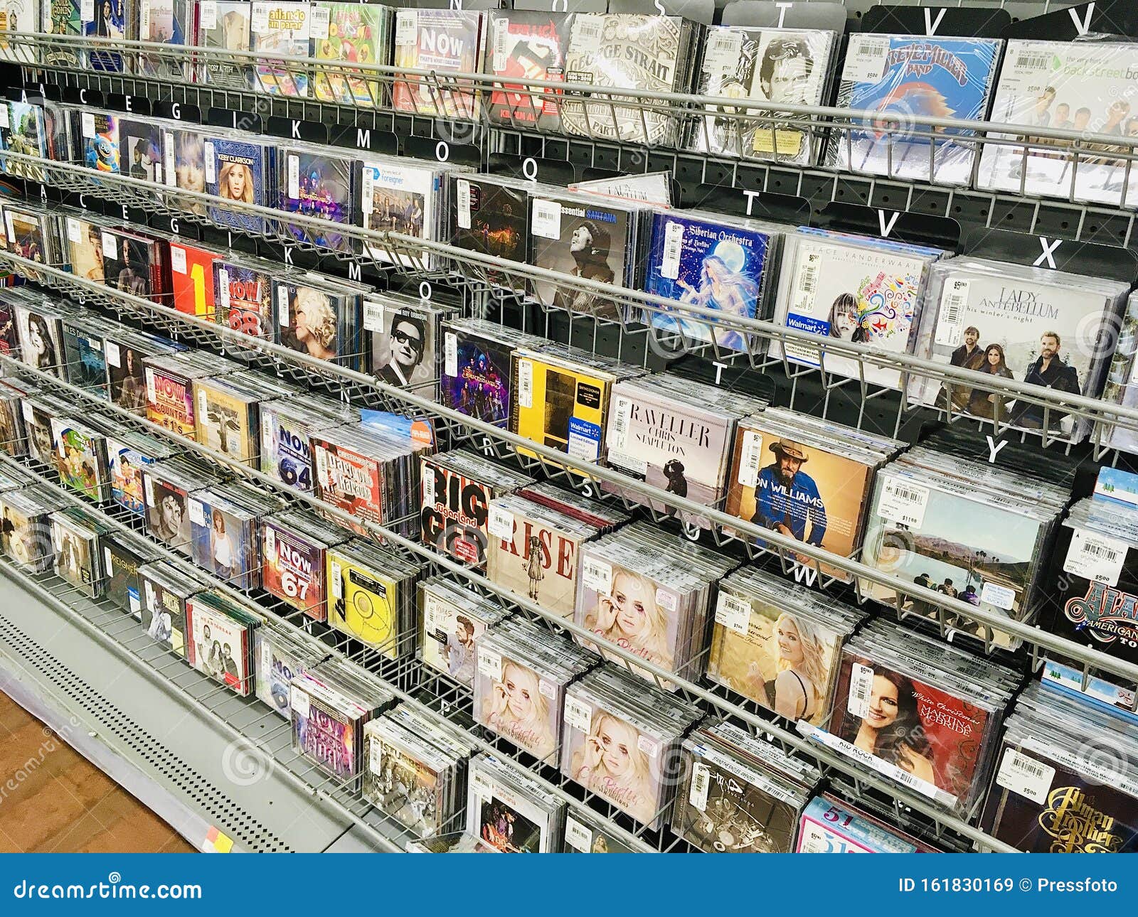 Audio Cd Selection In A Store Editorial Stock Image Image Of Record Songs 161830169