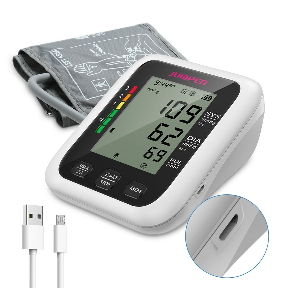 Automatic Digital Upper Arm Blood Pressure Cuff Monitor