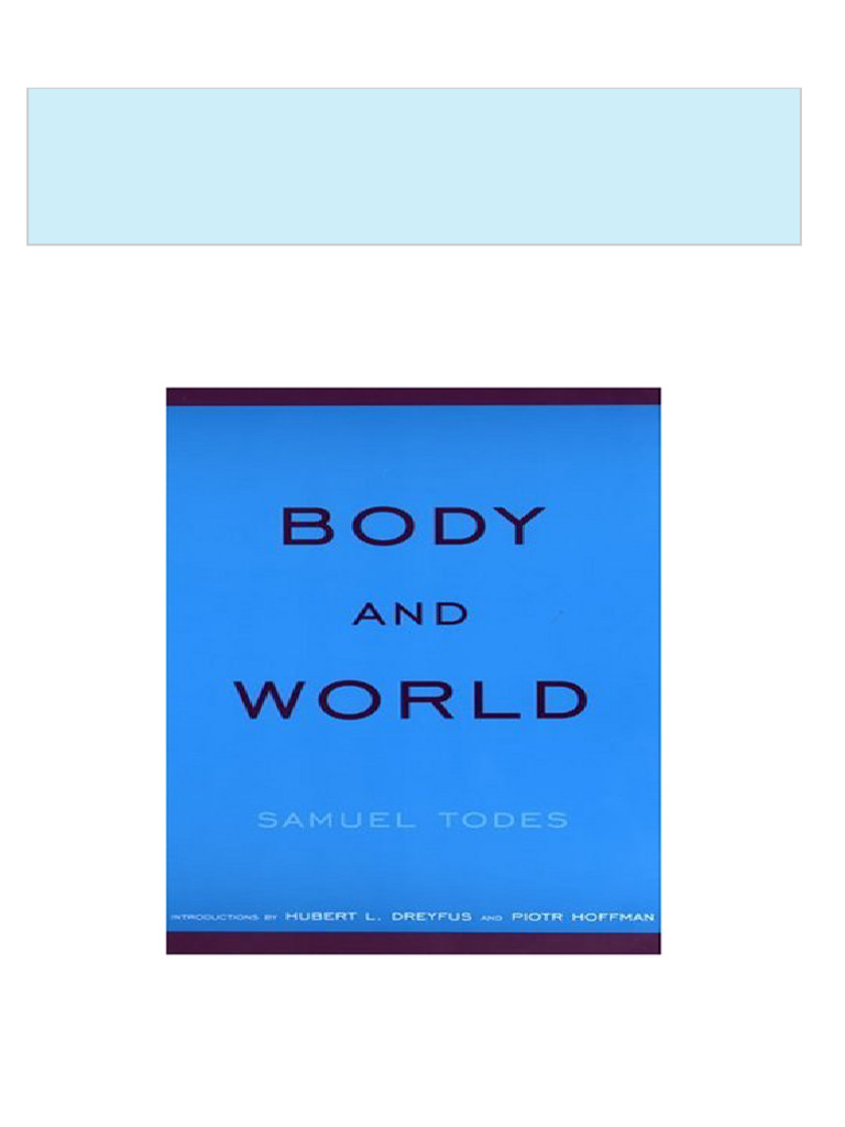 Body And World Todes Samuel Free Download Borrow And Streaming