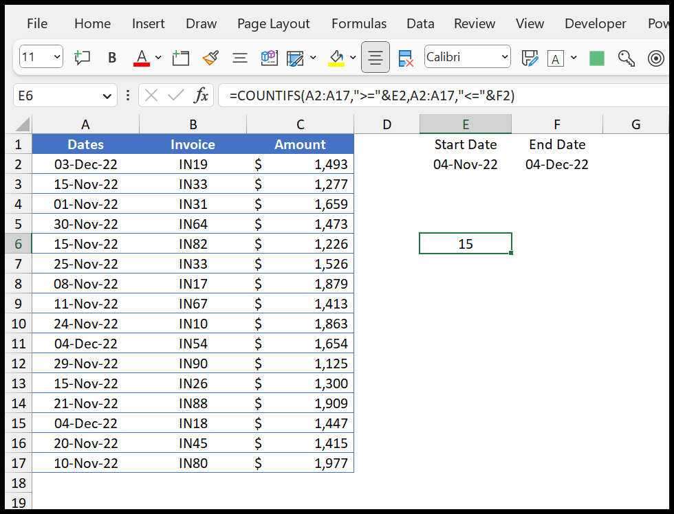 Calculate Calendar Days Between Two Dates Excel Irma Johnette