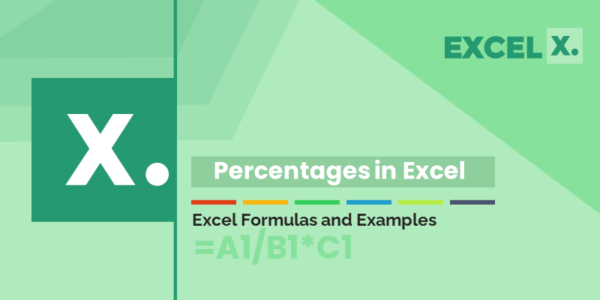 Calculating Percentages In Excel Excel