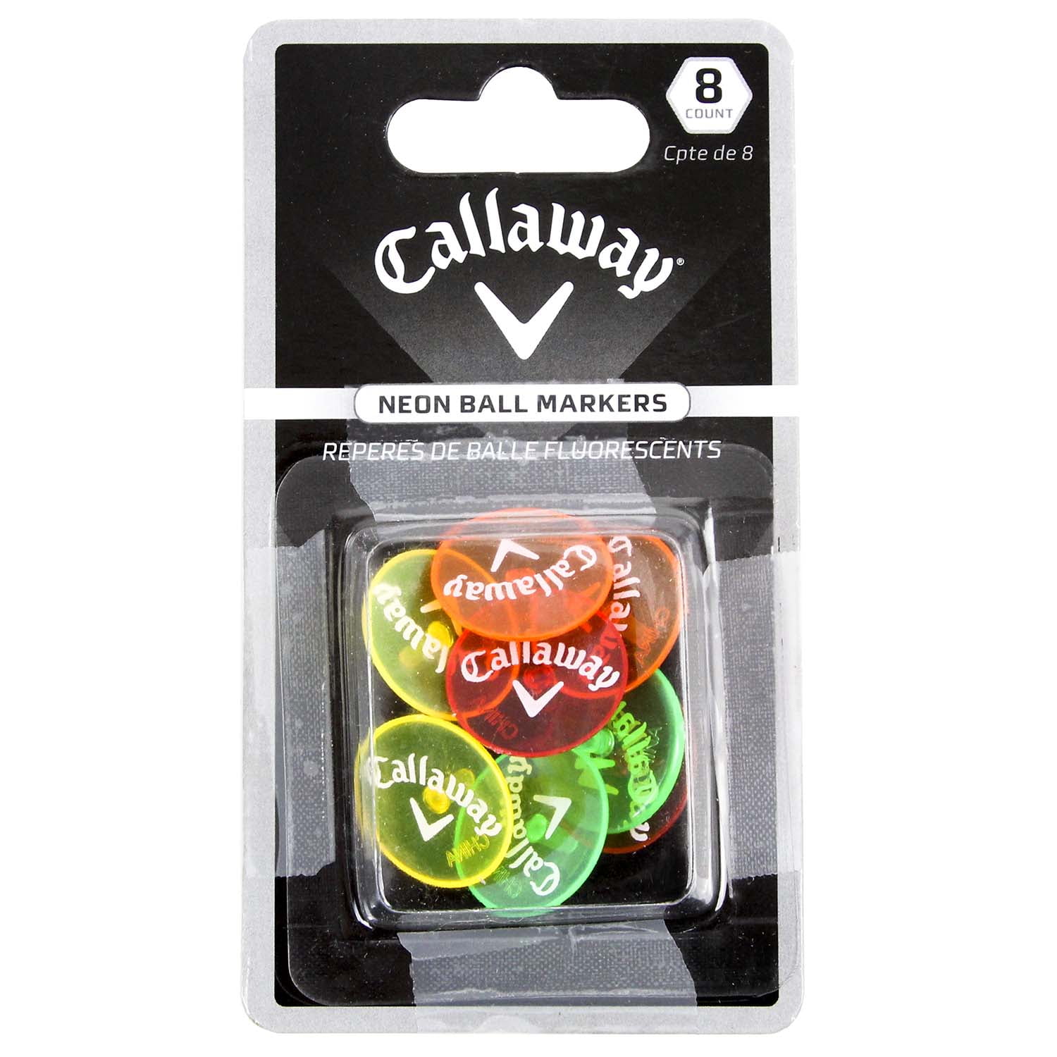 Callaway Neon Golf Ball Markers 8 Count Walmart Com