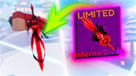 Claiming Inferno Blade In Roblox Blade Ball Youtube