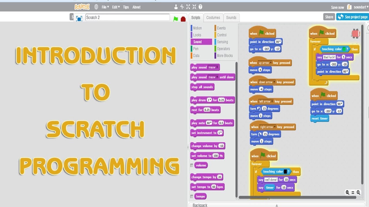 Coding For Beginners Using Scratch Youtube