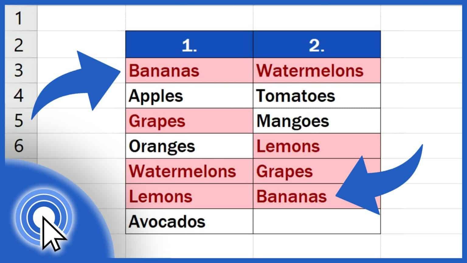 Compare Two Columns In Excel To Find Differences Teladegx