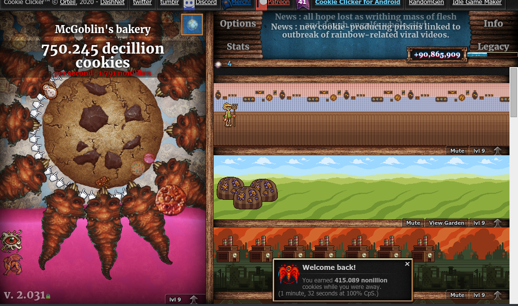 Cookie Clicker Unshackled