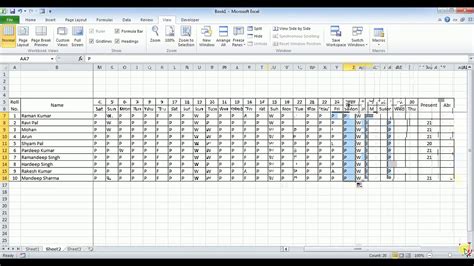 Cool Tips About Attendance Sheet In Excel With Formula Godpipe