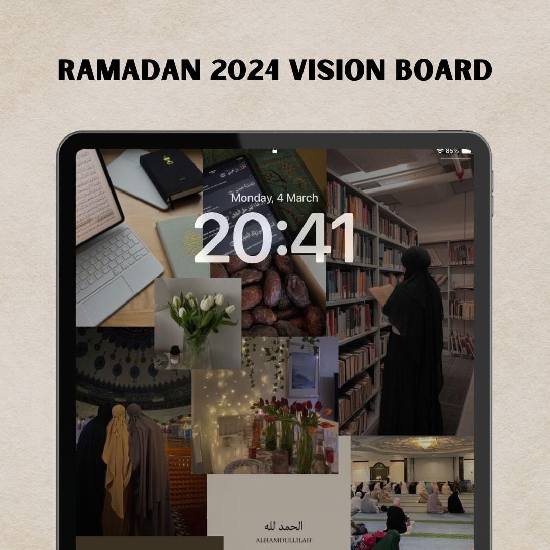 Create A Ramadan Vision Board With Me 2022 Digitally Create Your