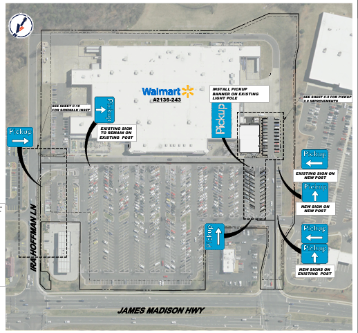 Culpeper Walmart Addition To Expand Online Grocery Pickup Area