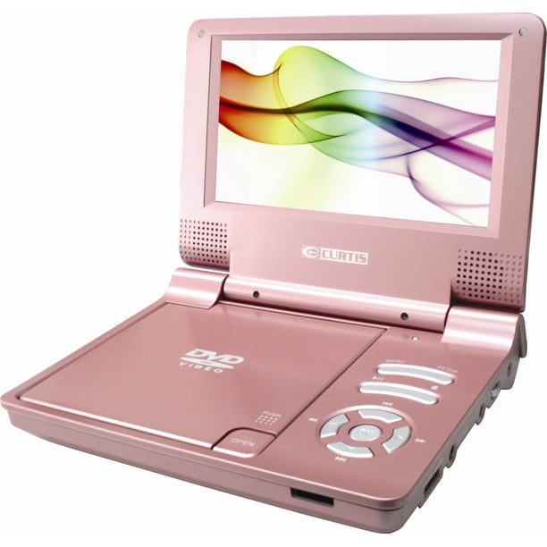 Curtis Dvd7014 7 Amp Quot Portable Dvd Player Pink Walmart Com