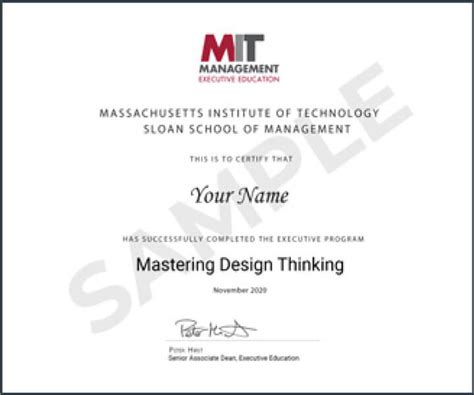 Design Thinking Certification At Mit Sloan Online Design Thinking Course