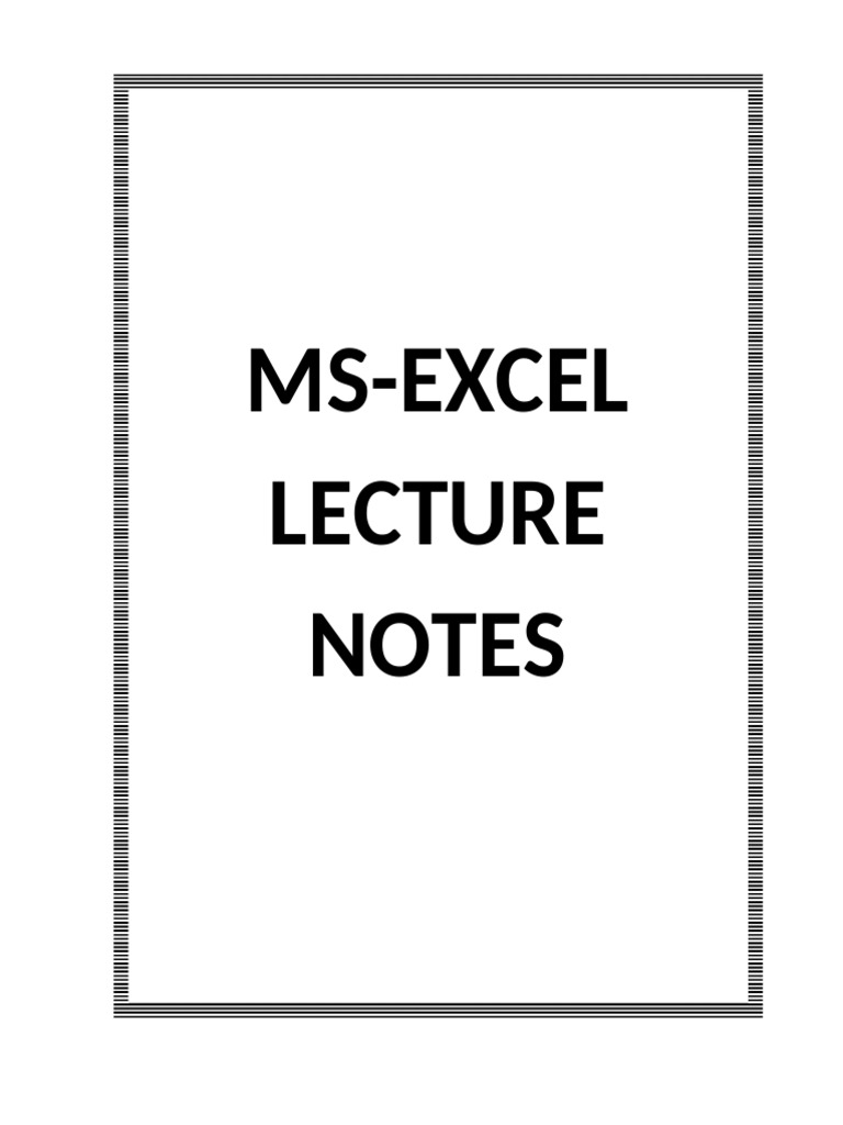 Directors Perfect Excel Studies