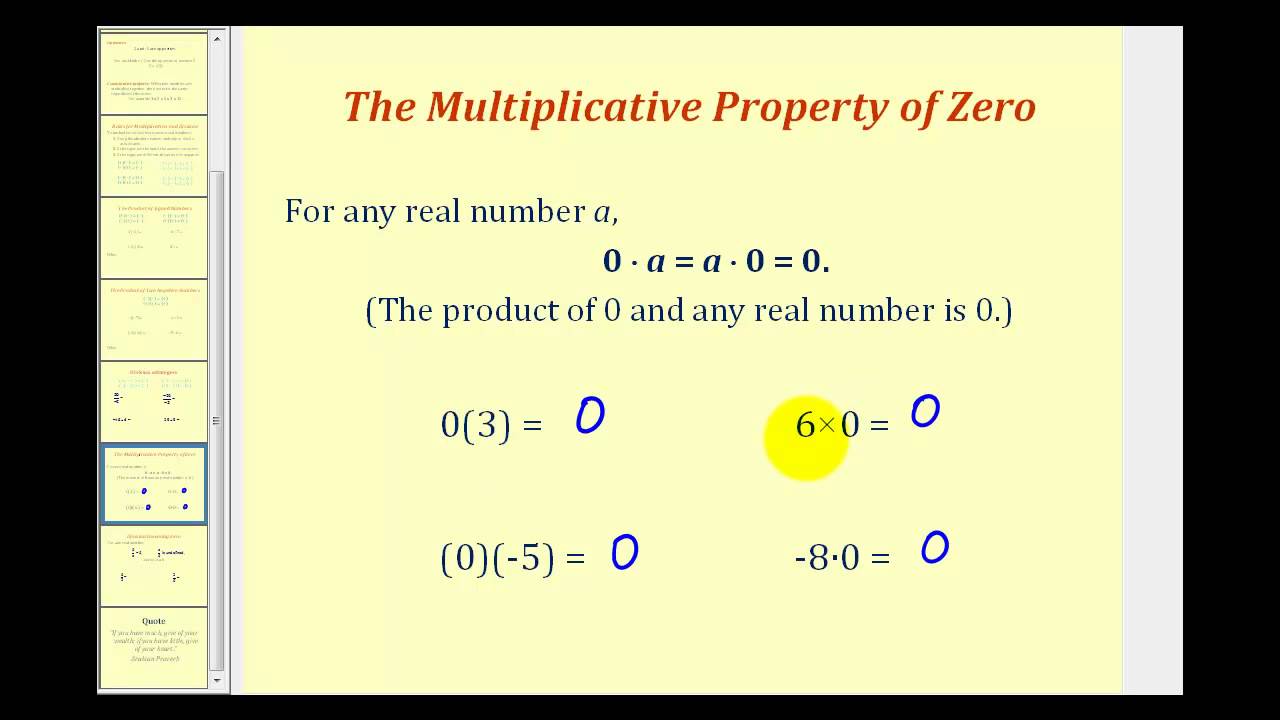 Division Involving Zero In Excel