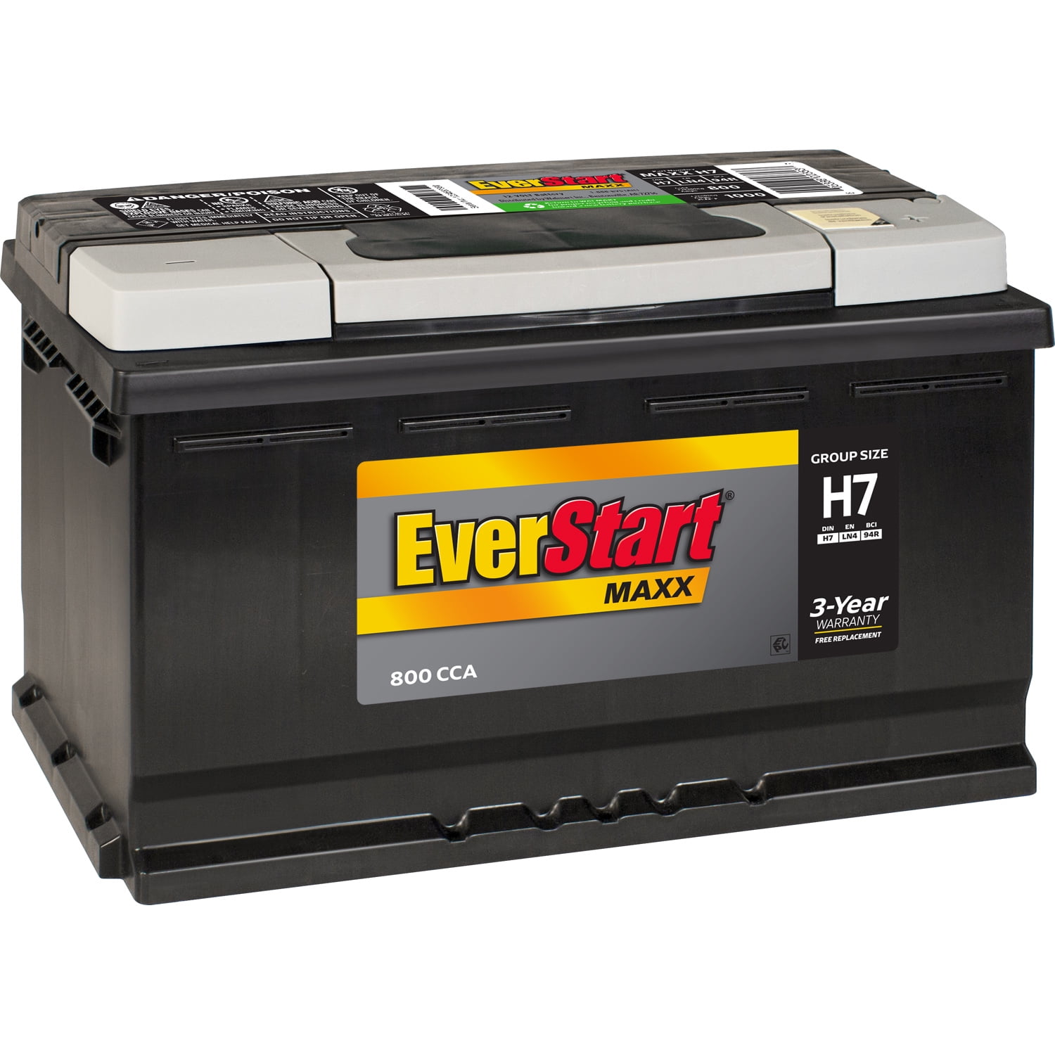 Everstart Maxx Lead Acid Automotive Battery Group Size H8 12 Volt 900