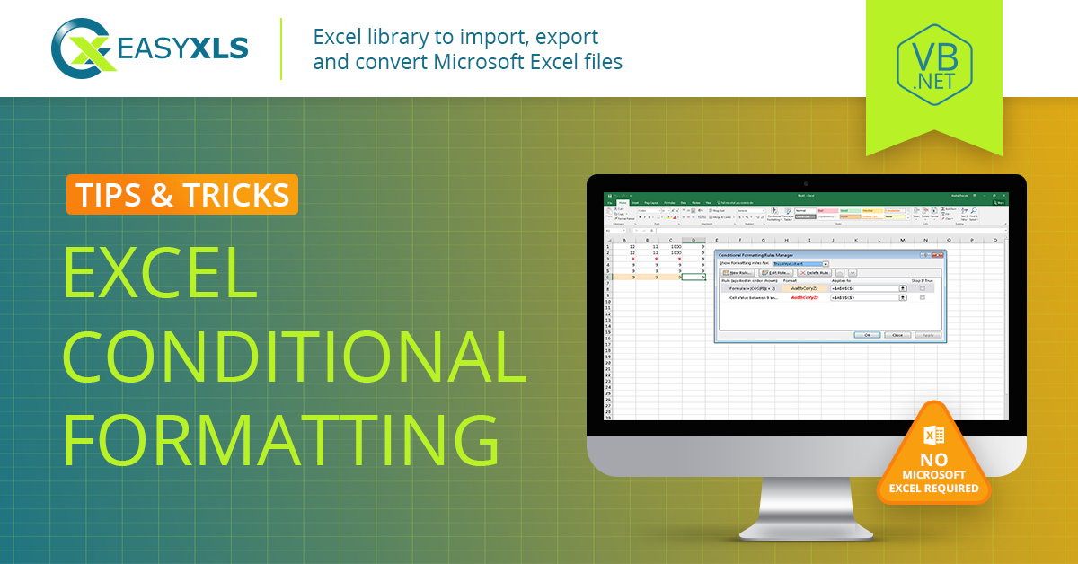 Excel Conditional Formatting In C And Vb Net