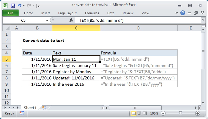 Excel Convert Text To Date And Number To Date