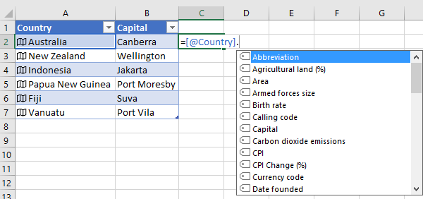 Excel Data Types My Online Training Hub