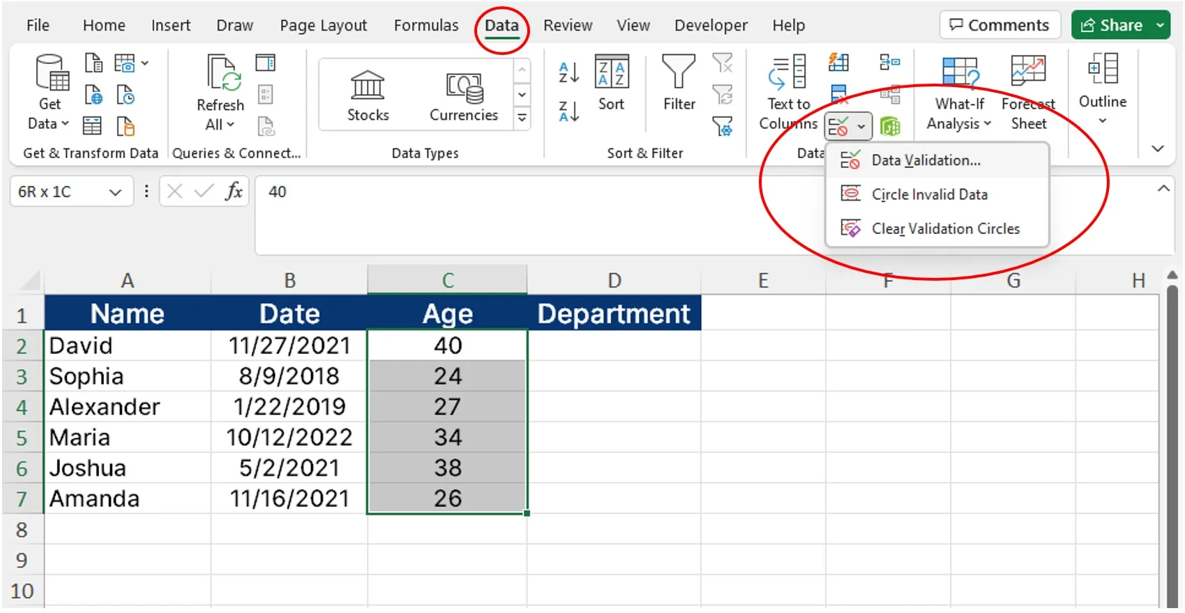 Excel Data Validation With Examples Career Principles