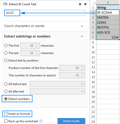 Excel Extract Number From Text String Ablebits Com