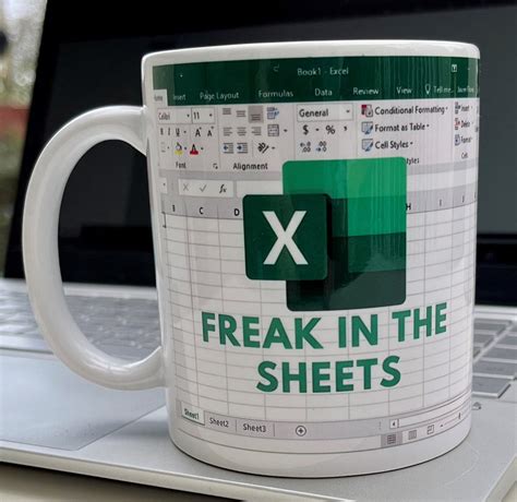 Excel Freak In The Sheet Mug Funny Excel Spreadsheet Mug Etsy Uk