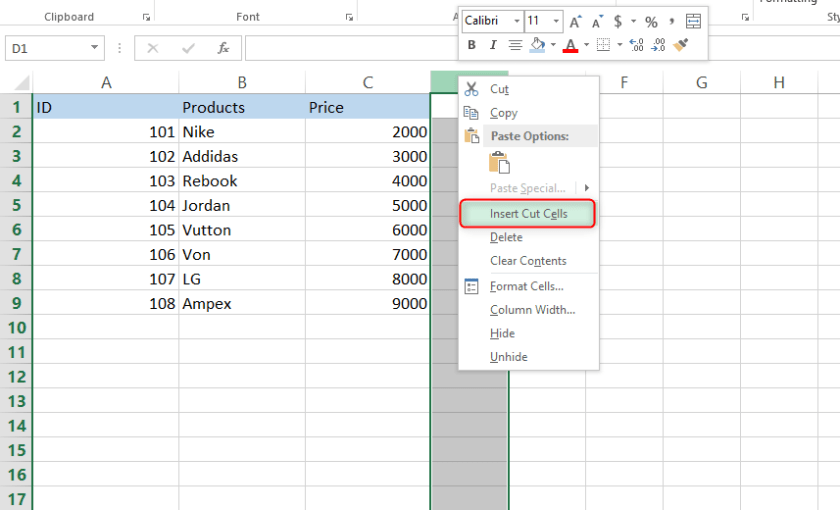 Excel How To Swap Columns Basic Excel Tutorial