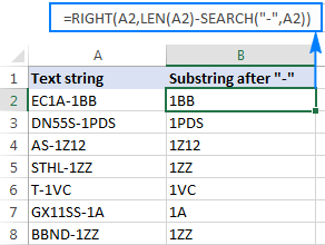 Excel Substring Functions To Extract Text From Cell