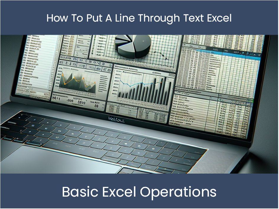 Excel Tutorial How To Put A Line Through Text Excel Excel Dashboards Com