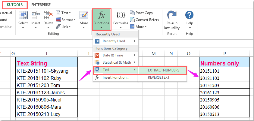 Extract Numbers From Excel Cells Printable Online