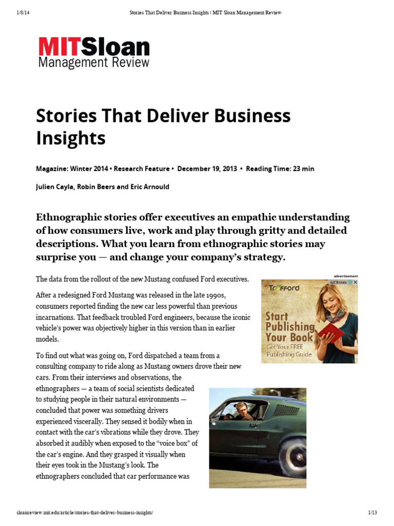 Five New Business Insights From Mit Sloan Management Review Mit Sloan