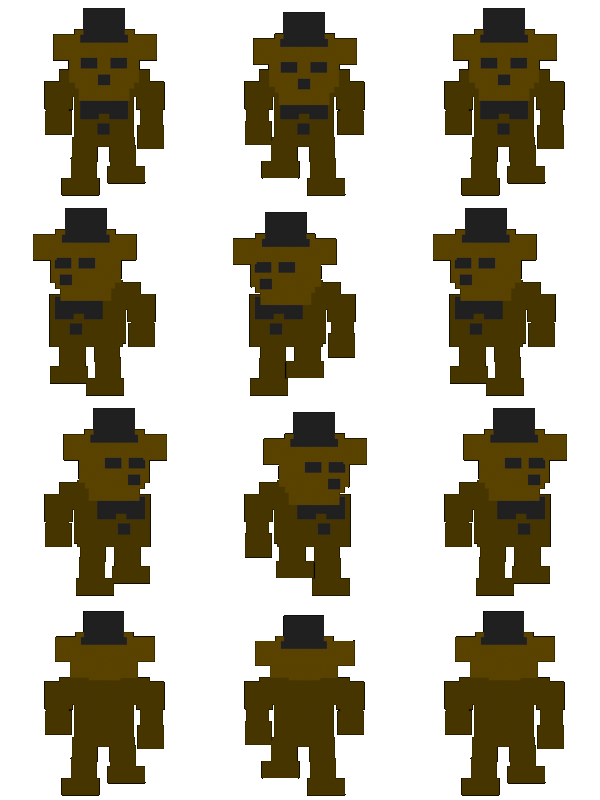 Fnaf Sprite Sheets Draft Fivenightsatfreddys