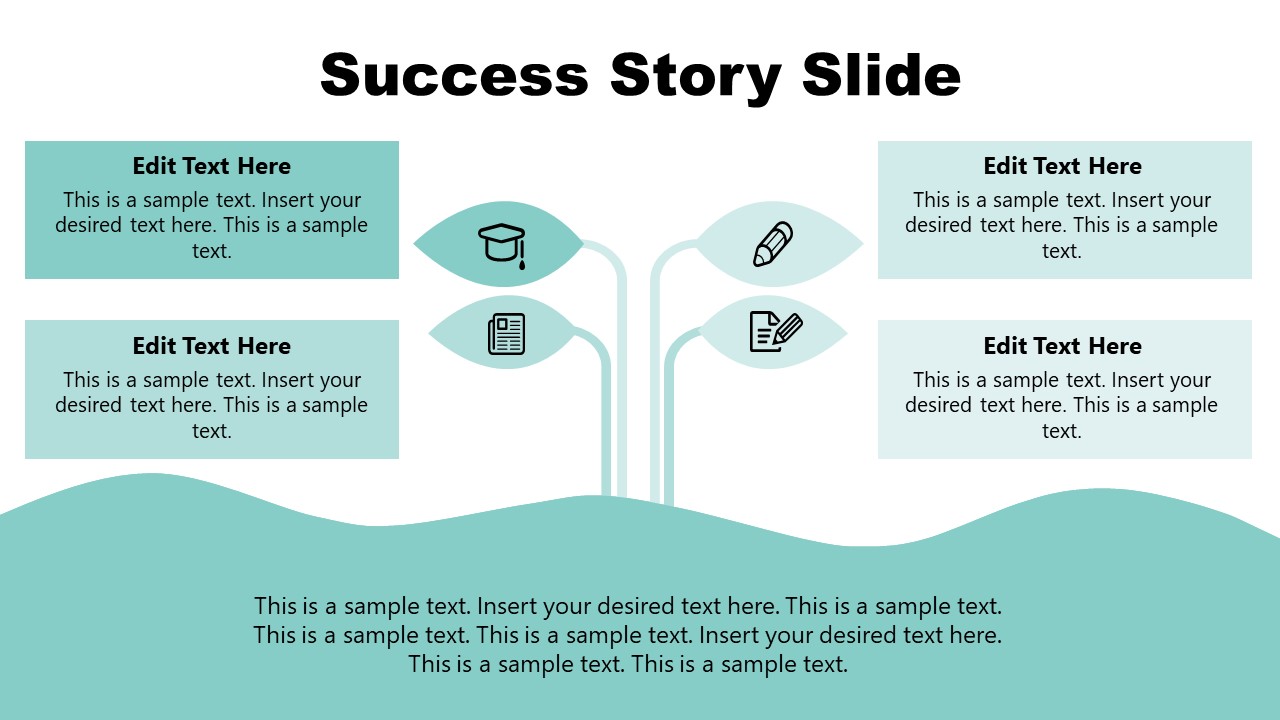 Free 5 Steps To Success Powerpoint Presentation Template Google Slides