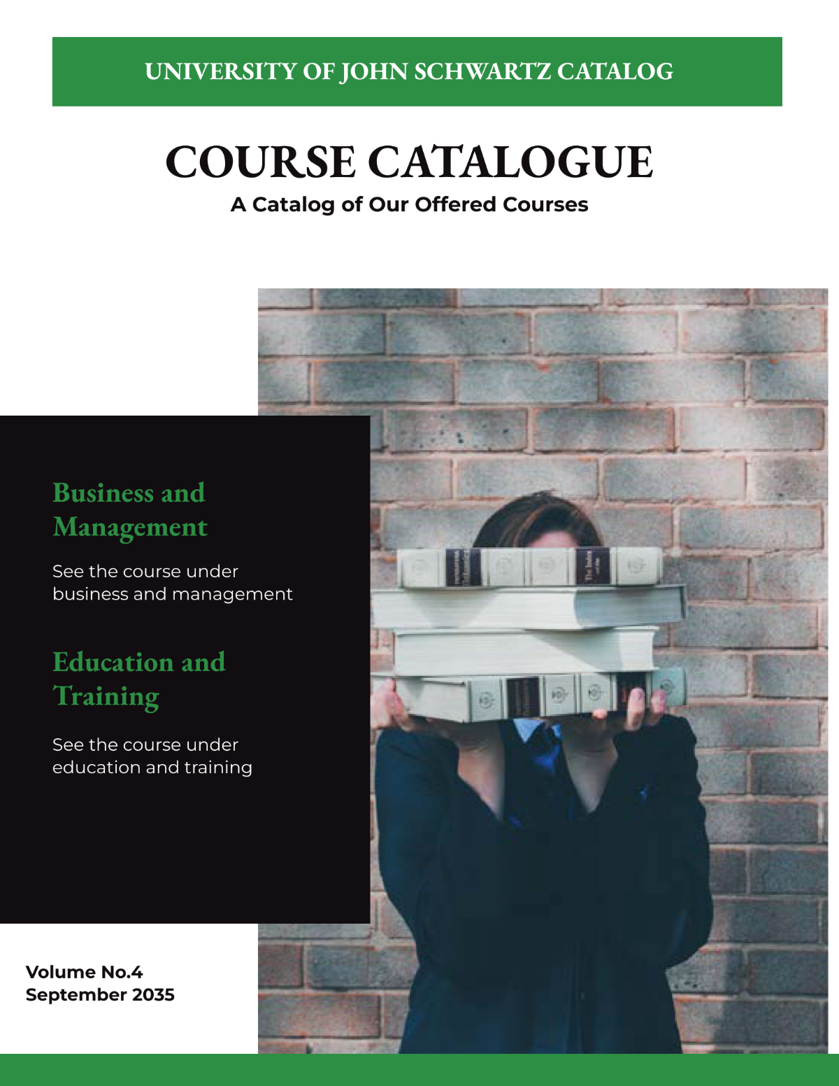 Free Modern Course Catalog Template To Edit Online