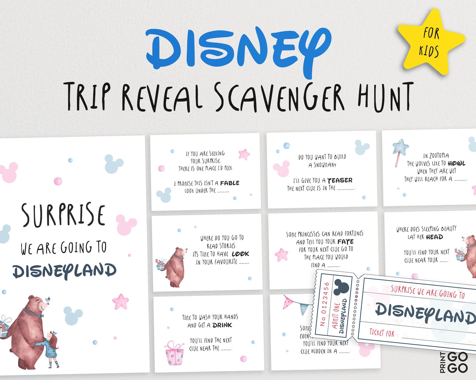 Free Printable Disneyland Scavenger Hunt Disneyland Disneyland Trip