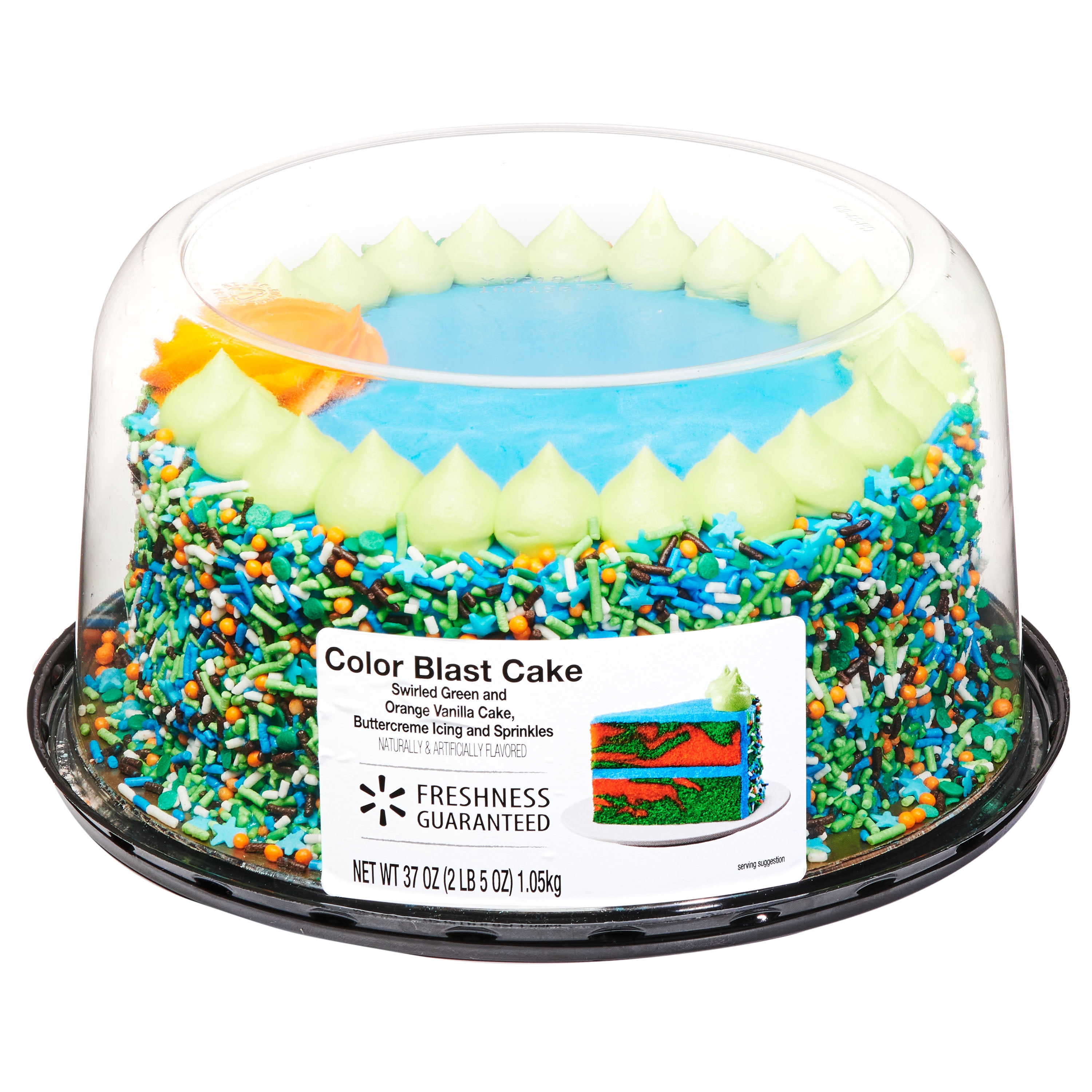 Freshness Guaranteed Color Blast Cake 7 Walmart Com Walmart Com