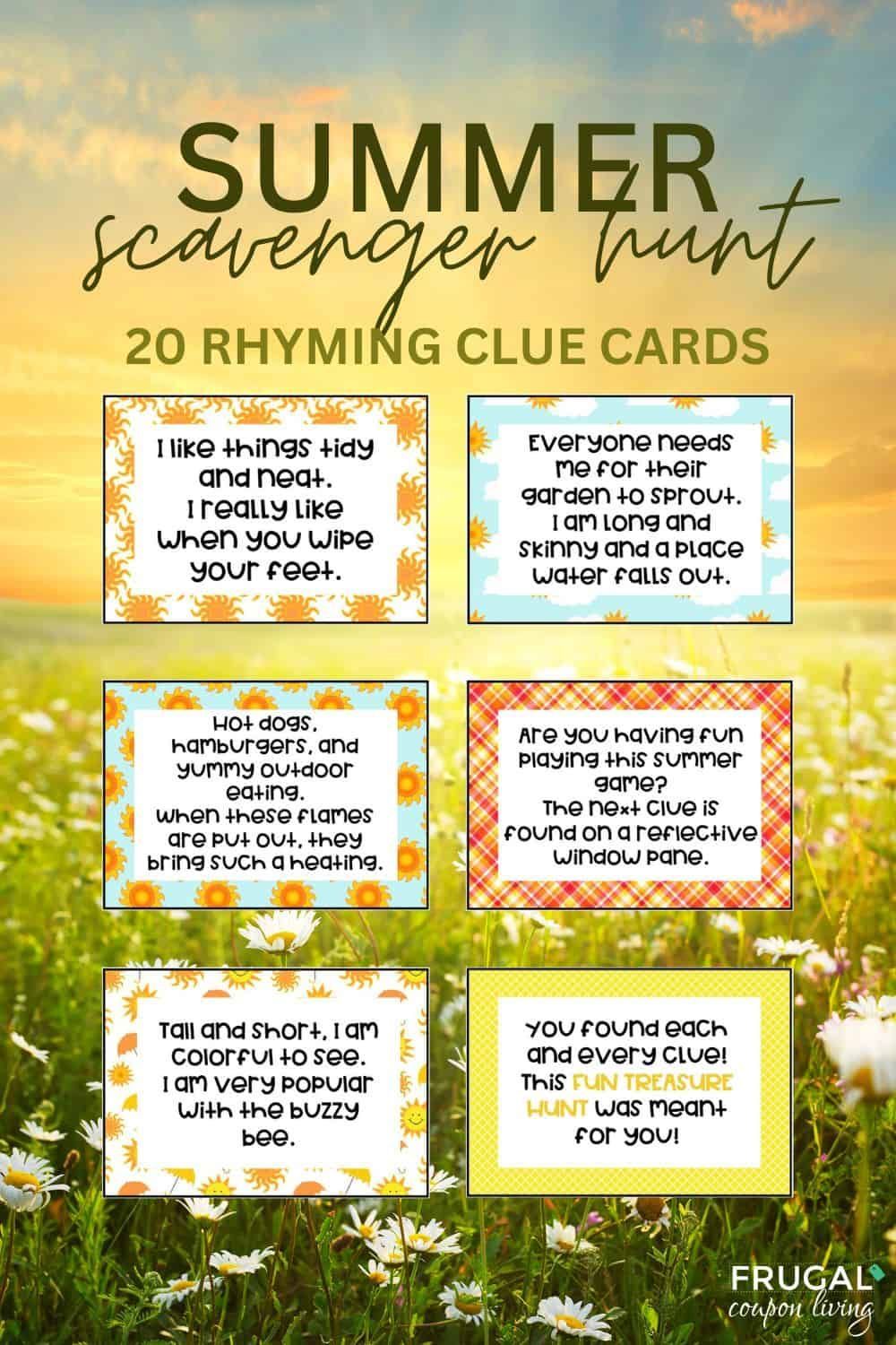 Fun Summer Scavenger Hunt Ideas Activities For Kids