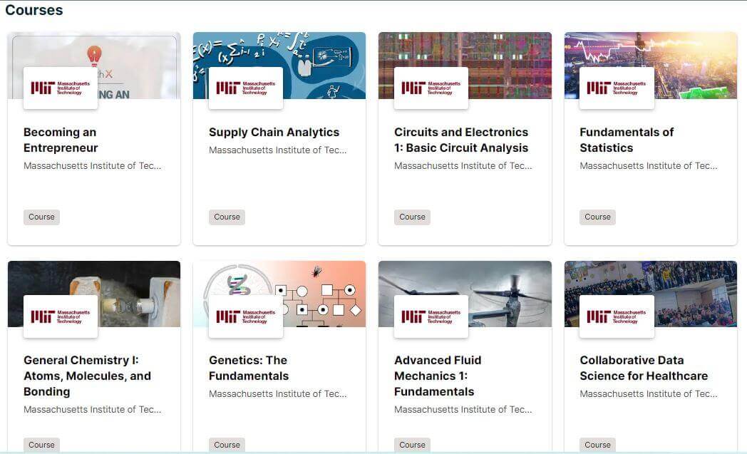 Get Online Free Courses From Mit Liaise