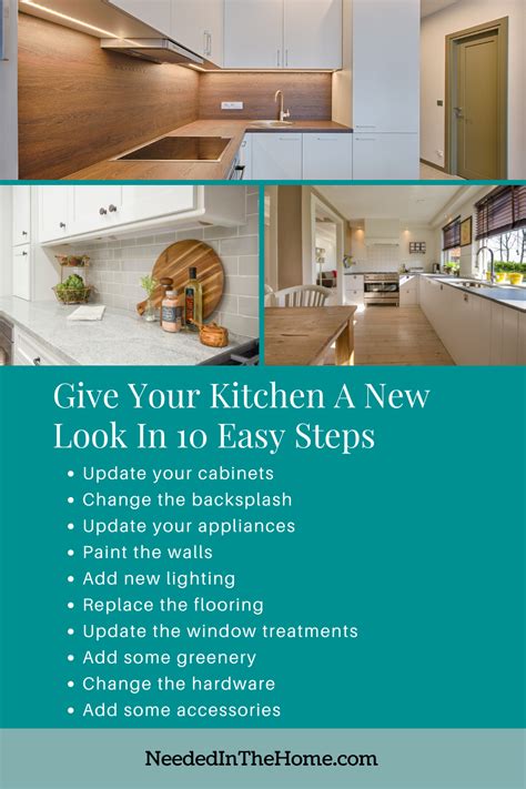 Give Your Kitchen A New Look In 10 Easy Steps