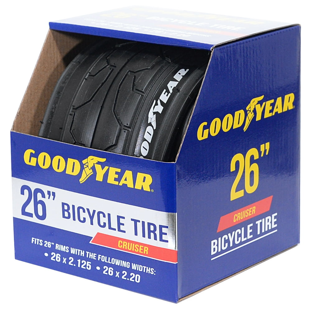 Goodyear Tires 26 X 2 125 Folding Cruiser Bicycle Tire Black