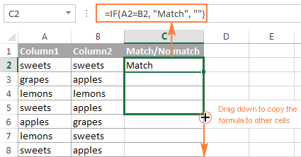 Here S How To Compare Values In Two Columns In Excel