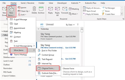 How To Add A Drop Down List In Email Template And Use It In Outlook